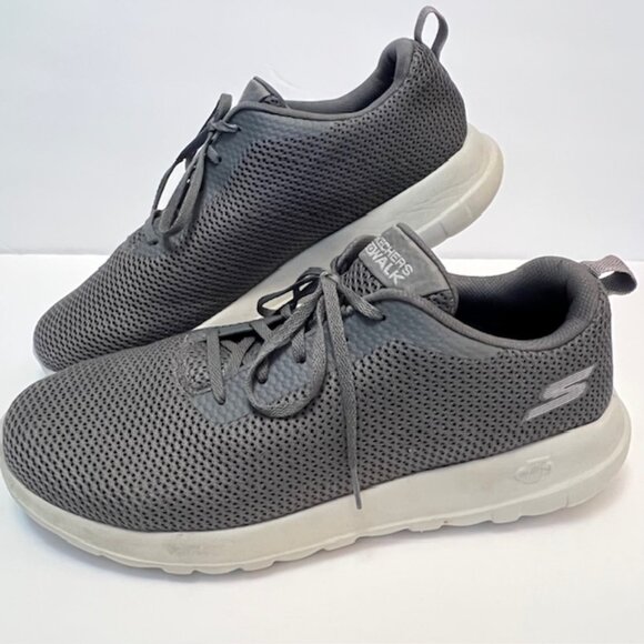 Skechers Men's Go Walk Max-54601 Sneakers, Charcoal, U.S. Size 12 Wide - Picture 7 of 12